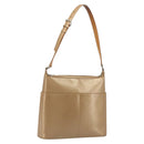 LOUIS VUITTON Monogram Mat Sutter Shoulder Bag Beige M55167 LV Auth ka5576-1