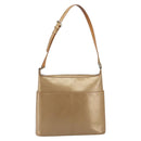 LOUIS VUITTON Monogram Mat Sutter Shoulder Bag Beige M55167 LV Auth ka5576-2