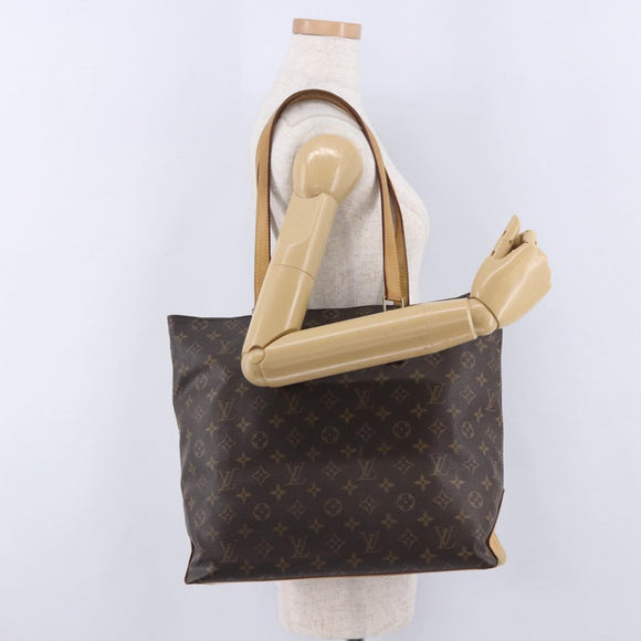 LOUIS VUITTON Monogram Cabas Mezzo Tote Bag M51151 LV Auth ka5579