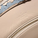 LOUIS VUITTON Monogram Vernis Houston Hand Bag Beige M91004 LV Auth ka558-20