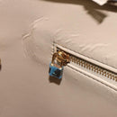 LOUIS VUITTON Monogram Vernis Houston Hand Bag Beige M91004 LV Auth ka558-23