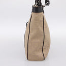 Salvatore Ferragamo Gancini Tote Bag Canvas Beige Silver Auth ka5583A-4