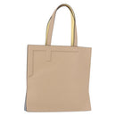 FENDI Tote Bag Leather Yellow Auth ka5585V-1