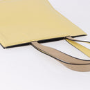 FENDI Tote Bag Leather Yellow Auth ka5585V-6