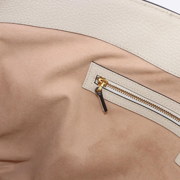 GUCCI GG Supreme Sherry Line Tote Bag PVC Beige Gold 631685 Auth ka5586