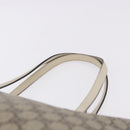 GUCCI GG Supreme Sherry Line Tote Bag PVC Beige Gold 631685 Auth ka5586-8