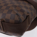 LOUIS VUITTON Damier Ebene Brooklyn MM Shoulder Bag N51211 LV Auth ka5587-9