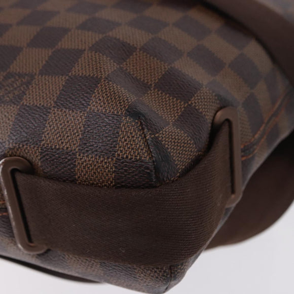 LOUIS VUITTON Damier Ebene Brooklyn MM Shoulder Bag N51211 LV Auth ka5587