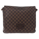 LOUIS VUITTON Damier Ebene Brooklyn MM Shoulder Bag N51211 LV Auth ka5587-13