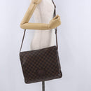 LOUIS VUITTON Damier Ebene Brooklyn MM Shoulder Bag N51211 LV Auth ka5587-23