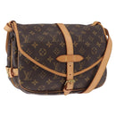LOUIS VUITTON Monogram Saumur 30 Shoulder Bag M42256 LV Auth ka5588V-1