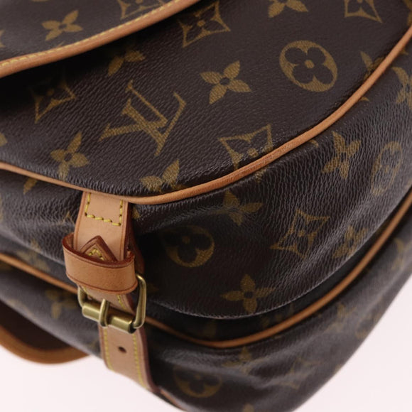 LOUIS VUITTON Monogram Saumur 30 Shoulder Bag M42256 LV Auth ka5588V
