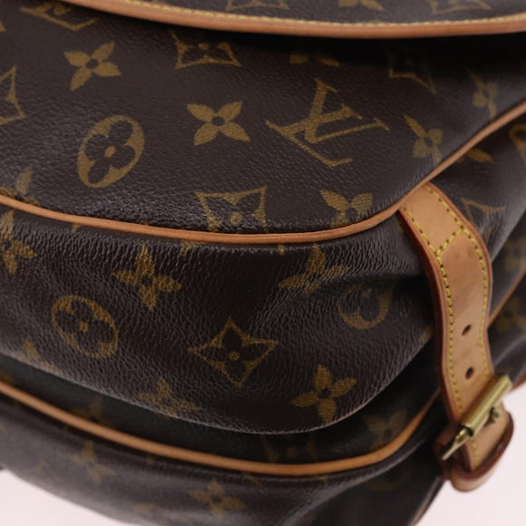 LOUIS VUITTON Monogram Saumur 30 Shoulder Bag M42256 LV Auth ka5588V