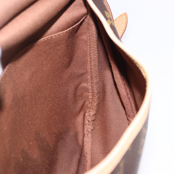 LOUIS VUITTON Monogram Saumur 30 Shoulder Bag M42256 LV Auth ka5588V