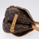 LOUIS VUITTON Monogram Saumur 30 Shoulder Bag M42256 LV Auth ka5588V-3