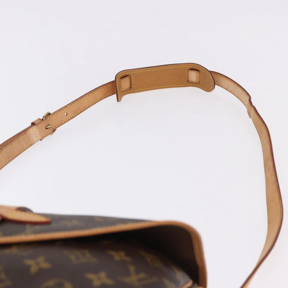 LOUIS VUITTON Monogram Saumur 30 Shoulder Bag M42256 LV Auth ka5588V