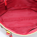 Christian Dior Trotter Canvas Tote Bag PVC Beige Silver Auth ka5591V-15