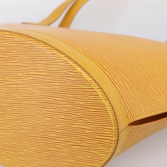 LOUIS VUITTON Epi Saint Jacques Shopping Bag Yellow M52269 LV Auth ka5592A