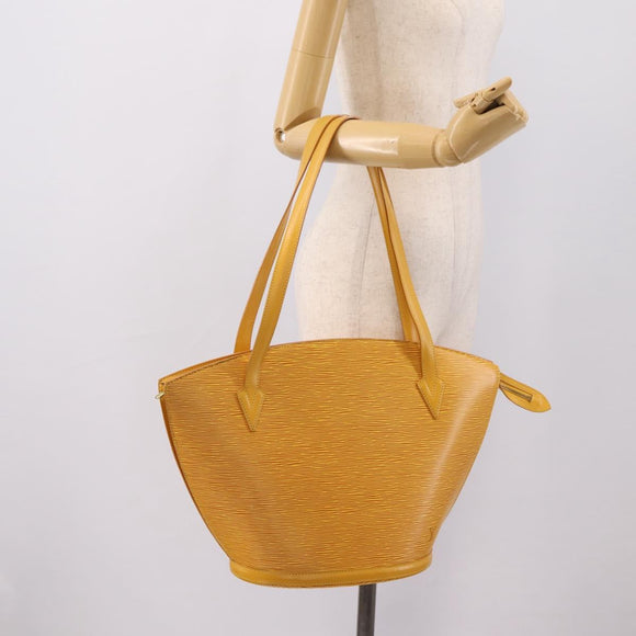 LOUIS VUITTON Epi Saint Jacques Shopping Bag Yellow M52269 LV Auth ka5592A