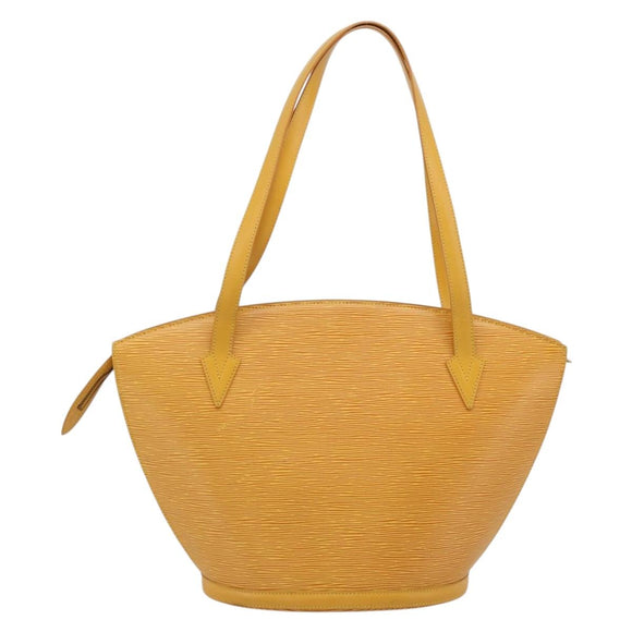 LOUIS VUITTON Epi Saint Jacques Shopping Bag Yellow M52269 LV Auth ka5592A