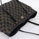 GUCCI GG Supreme Tote Bag Black Gold 631685 Auth ka5593M-6
