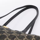 GUCCI GG Supreme Tote Bag Black Gold 631685 Auth ka5593M-8