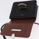 BURBERRY Nova Check Shoulder Bag Canvas Beige Gold Auth ka5594-16