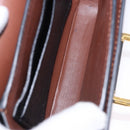 BURBERRY Nova Check Shoulder Bag Canvas Beige Gold Auth ka5594-18