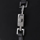 GUCCI GG Canvas Jackie Shoulder Bag Black Silver 001 3355 2123 Auth ka5595-14