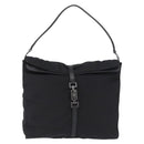 GUCCI GG Canvas Jackie Shoulder Bag Black Silver 001 3355 2123 Auth ka5595-2