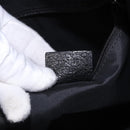 GUCCI GG Canvas Jackie Shoulder Bag Black Silver 001 3355 2123 Auth ka5595-21
