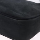 Salvatore Ferragamo Vala Shoulder Bag Suede Navy Gold Auth ka5596-13