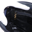 Salvatore Ferragamo Vala Shoulder Bag Suede Navy Gold Auth ka5596-20