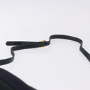 Salvatore Ferragamo Vala Shoulder Bag Suede Navy Gold Auth ka5596-8