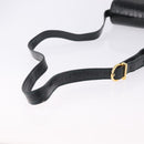 Salvatore Ferragamo Gancini Bag Leather embossed Green Gold Auth ka5598A-7