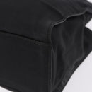 GUCCI Bamboo Tote Bag Canvas Black Silver 002 1016 Auth ka5599-16