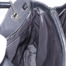 GUCCI Bamboo Tote Bag Canvas Black Silver 002 1016 Auth ka5599-18
