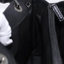 GUCCI Bamboo Tote Bag Canvas Black Silver 002 1016 Auth ka5599-22