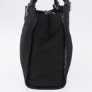GUCCI Bamboo Tote Bag Canvas Black Silver 002 1016 Auth ka5599-4