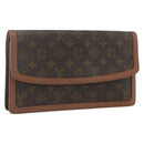LOUIS VUITTON Monogram Pochette Dam GM Clutch Bag M51810 LV Auth ka560-1