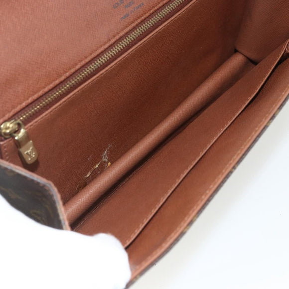 LOUIS VUITTON Monogram Pochette Dam GM Clutch Bag M51810 LV Auth ka560