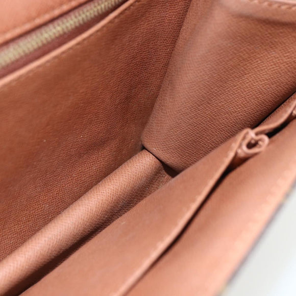 LOUIS VUITTON Monogram Pochette Dam GM Clutch Bag M51810 LV Auth ka560