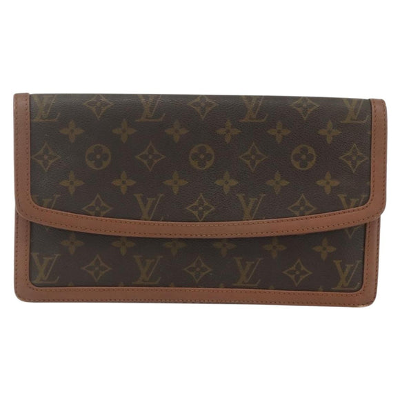 LOUIS VUITTON Monogram Pochette Dam GM Clutch Bag M51810 LV Auth ka560