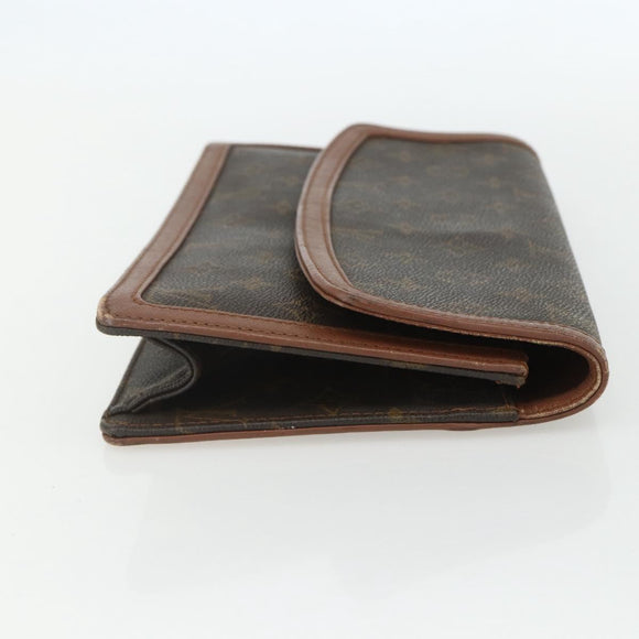 LOUIS VUITTON Monogram Pochette Dam GM Clutch Bag M51810 LV Auth ka560