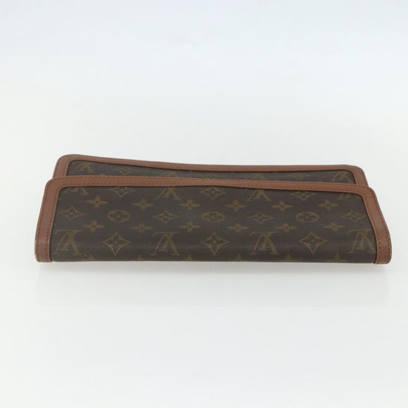 LOUIS VUITTON Monogram Pochette Dam GM Clutch Bag M51810 LV Auth ka560