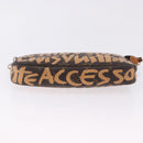LOUIS VUITTON Monogram Graffiti Pochette Accessoires Orange M92193 Auth ka5600A-6
