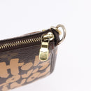 LOUIS VUITTON Monogram Graffiti Pochette Accessoires Orange M92193 Auth ka5600A-10