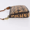 LOUIS VUITTON Monogram Graffiti Pochette Accessoires Orange M92193 Auth ka5600A-4