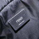 FENDI Shoulder Bag Canvas Black Silver Auth ka5602V-15