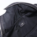 FENDI Shoulder Bag Canvas Black Silver Auth ka5602V-16